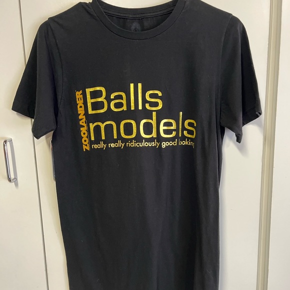 Zoolander balls model really really ridiculously good looking small, black,shirt - Picture 2 of 6